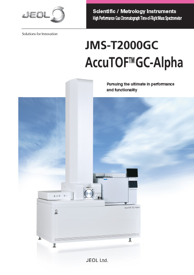 JMS-T2000GC AccuTOF™ GC-Alpha Mass Spectrometer